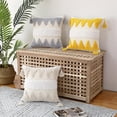 thumbnail image 5 of Decorative Cushion Covers Boho Cushion Covers Square Pillowcase Soft Chenille Tufted Pillow Case Pillow Cover with Invisible Zipper for Couch Sofa Bedroom 45 x 45 cm 18 x 18 Inch, 5 of 7