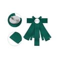 thumbnail image 3 of INSPIRE CHIC Women's Ribbon Brooch Bowknot Necktie Wedding Party Bow Brooches Green-02, 3 of 5
