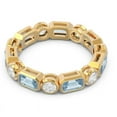 thumbnail image 6 of 5.00 Carat Natural Diamond Aquamarine Gemstone Wedding Eternity Band for Women Solid 14K Yellow Gold Size 5.5 by Diamond-Capitals, 6 of 8