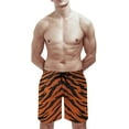 thumbnail image 3 of Men's Swim Trunks Bathing Suits Funny Tiger Print Quick Dry Board Shorts, 3 of 6