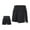 Black, variant on hotojiny Gym Shorts Men Summer Quick Dry Running Shorts with Liner Fashion Slim Colorblock Workout Sports Athletic Shorts