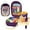 Purple, variant on Toys Games Kids,Christmas Decorations,Baby Toys Clearance,Christmas Gifts Novelty Gag Toys for Girls Boys,Gangjia Toys Suitcase Tableware Makeup Box Role-playing DIY Drawing Board Gangjia Toys