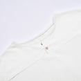 thumbnail image 3 of Men Summer Tops Tan Long Sleeve Shirt Men Fashion Tee Shirt Mens Athletic Tops Long Sleeve Short Workout Lightweight Thin Neck Slipper Boy T Shirts Large T Set White 2XL, 3 of 7