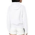 thumbnail image 5 of Women's G-III 4Her by Carl Banks  White Cincinnati Reds Heart Fleece Pullover Hoodie, 5 of 5