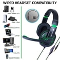 thumbnail image 2 of ENHANCE GX-H5 Gaming Headset with Rotating Microphone - Soft Adjustable Headband , Braided Cable, 2 of 9