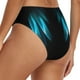 thumbnail image 3 of Gibobby Bikini para mujer Pantalones cortos de baño para mujer Pantalones cortos de traje de baño de cintura alta con estampado étnico informal Pantalone(Negro,XL), 3 of 5