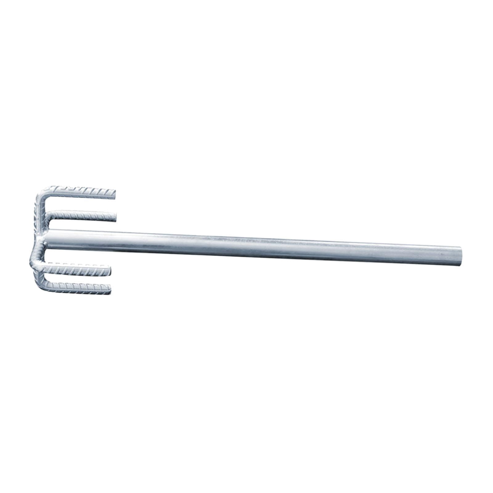 figatia Paint Mixing Rod Paint and Threaded Handle Rustproof Hand Drill Cement Mixing Rod for Household Mortar Cement Putty Type A