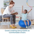 thumbnail image 3 of 4 Sillas de Bola de Donut Flexibles, Sillas de Bola de Yoga Elementales para el Aula, Sillas de Oficina de Bolas de Yoga Inflables, Pelotas de Entrenador de Equilibrio de Estabilidad con Inflador para Relajarse y Entrenar, 3 of 7
