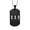 Black 111, variant on Angel Number Necklace for Women Men 333 Stainless Steel Dog Tag Statement Necklace Numerology Pendant Choker Chain Jewelry Black