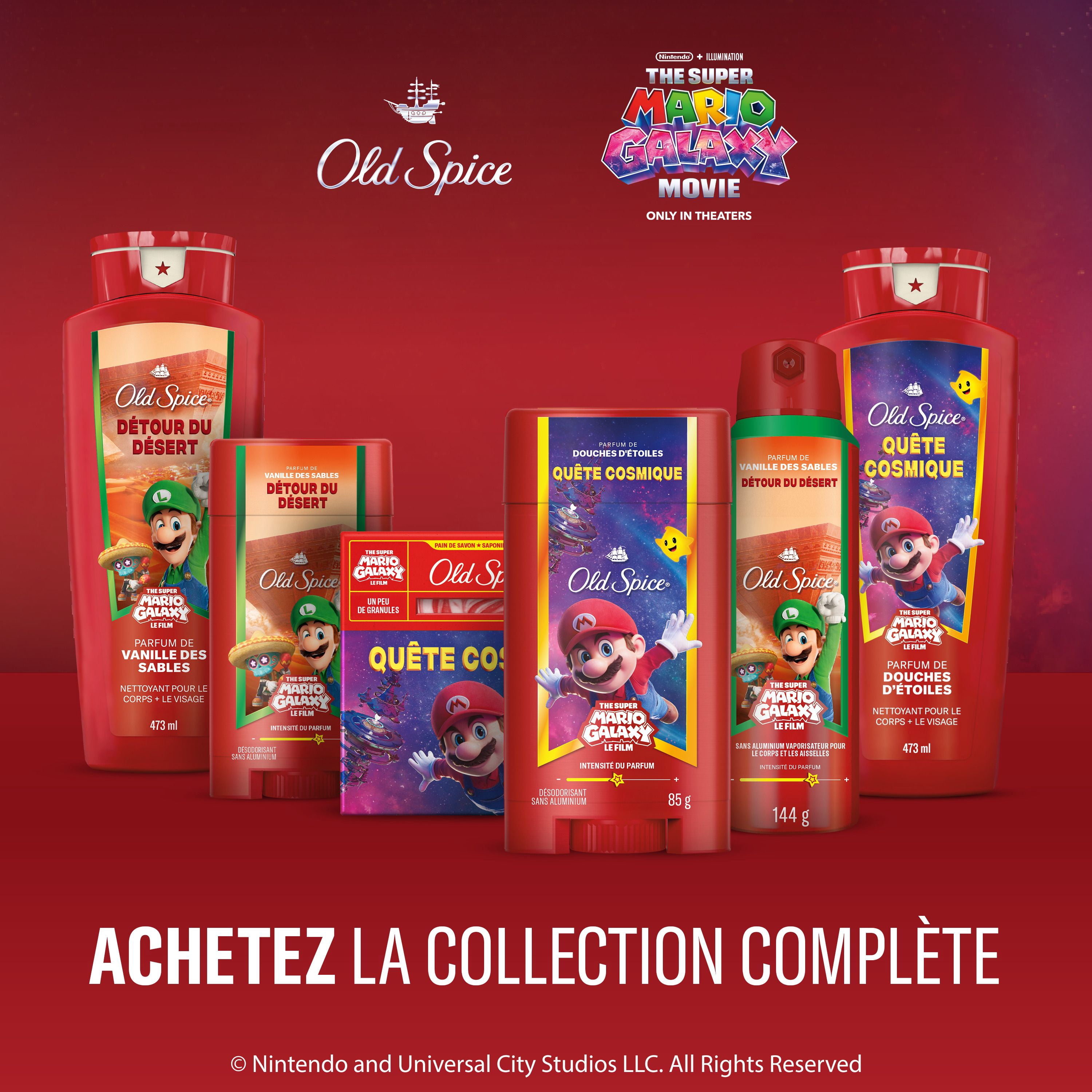 Old Spice Body Wash for Men, Brooklyn Bounce, Scent of Smashed Fruit, Old Spice x The Super Mario Galaxy Movie, 24/7 Shower Fresh