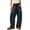 Navy, variant on Karight Womens Baggy Wide Leg Pants Casual Summer Palazzo Pants Drawstring Waist Lounge Pants with Pockets