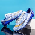 thumbnail image 3 of Zapatos de fútbol para hombre, zapatillas de deporte de entrenamiento de hierba, antideslizantes, de tendencia, para interior, FG/TF, ultraligeras, profesionales, Unisex, 3 of 5