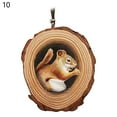 thumbnail image 1 of OUSITAID Exquisite Hanging Pendant Widely Use Wood Animal Pattern Xmas Tree Ornament for Festival, 1 of 10
