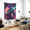 thumbnail image 4 of Dark Warrior Tapestry, Abstract Wall Tapestry Decor Home Decor Bedroom Living Room Dorm Tapestry Room Wall Hanging, 40 x 60 inches, 4 of 8