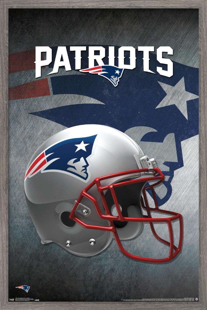 Trends International Printed New England Patriots Framed Posters, 22" x ...