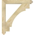 thumbnail image 3 of Ekena Millwork 4"W x 34"D x 38"H Merced Arts & Crafts Rough Sawn Bracket, Douglas Fir, 3 of 4