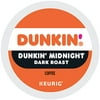 Dunkin' Donuts Midnight Single-Serve Coffee K-Cup, Carton Of 22