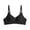 Black, variant on Iugvhana Push Up Bra for Women Seamless No Underwire Bra Breathable Wireless Bras Comfortable Full Coverage Smooth Supportive Bra Green S