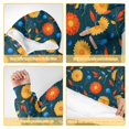 thumbnail image 6 of Wearable Lamb Fleece Blanket Hoodie,Pioneer Flower Floral Print Pattern Oversized Sherpa Blanket Hoodie with Super Pockets,Super Warm Fuzzy Pullover for Women & Men, 6 of 6