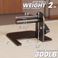 thumbnail image 3 of Synergee Step Plate for 2x3 Power and Squat Racks, Fits Racks with 5/8" Holes. Step-Up Plate for Reaching Pull-Up Bars, Chin-Ups, and Muscle-Ups., 3 of 6