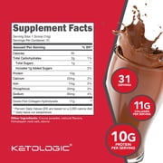 Keto Logic Grass Fed Collagen (Chocolate Flavor. 1LB)…