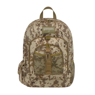 East West USA Digital Camo Backpack - ACU Camouflage, Military Style With Mesh Pockets