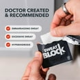 thumbnail image 4 of SweatBlock Antiperspirant Wipes - Maximum Clinical Strength - Treat Hyperhidrosis & Excessive Sweating for Men, Women, & Teens - up to 7 Days Protection Per Wipe - Dermatologist Tested - 30 Wipes, 4 of 6