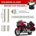 thumbnail image 2 of Goldwing GL1800 Motorcycle Handlebar Cup Holder Water Bottle Drink Holder Compatible with Honda Gold Wing GL 1800 Trike 2001-2021 F6B 2013-2021 (A-Black H-4.1inch), 2 of 6