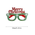 thumbnail image 2 of Christmas Glasses Accessories Party Favors Plastic Fun & Comfortable for Christmas Party Holiday Photo Booth Office Home Christmas Decorations by MPOISVA, 2 of 7