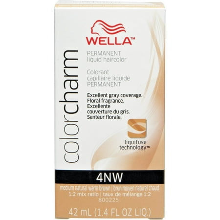 Wella - Wella Color Charm Permanent Liquid Hair Color, Medium Natural