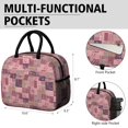thumbnail image 6 of Womens Pioneer Flower Floral Print Pattern Lunch Box for Work,Insulated Lunch Bag for Women,Loncheras Para Mujer,Leakproof Adult Lunch Bag for Work,Beach,Travel,Picnic,Camping, 6 of 6