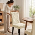 thumbnail image 6 of Thick Quilted Dining Chair Slipcovers with Padded Seat and Back, Non-Slip Full Wrap Chair Covers for Dining Room Kitchen Chairs, 6 of 7