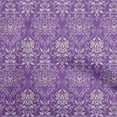 thumbnail image 1 of oneOone Viscose Jersey Purple Fabric Damask Sewing Fabric By The Yard Printed Diy Clothing Sewing Supplies 60 Inch Wide, 1 of 4