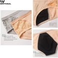 thumbnail image 6 of Evella Leak Proof Panties 3 Pack, Evella Leakproof Underwear Women Lace Three Layer Leakproof Underwear 55+, 6 of 8