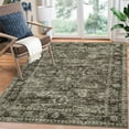 thumbnail image 2 of Garvee 8'x10' Area Rugs Vintage Persian Floral Rug, Non-Slip Backing Washable Rugs, Low Pile Distressed Indoor Carpet for Living Room Bedroom Home Office, Brown, 2 of 9
