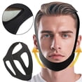 thumbnail image 1 of Chin Strap for Sleeping Comfortable Stop Snoring Solution, Snore Stopper Adjustable, Anti Snoring Devices Breathable and Reusable, Anti Snore Chin Strap for CPAP Users, Black, 1 of 5