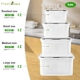 thumbnail image 2 of Contenedores de almacenamiento de frutas Freshmage Fridge, 8 unidades con colador, 2 of 9