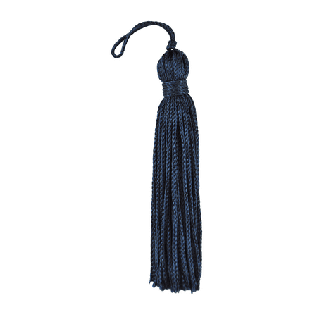 3" (7.5cm) Basic Chainette Tassel | Craft Tassel # RT03,, Dark Navy Blue #J3 (Dark Blue) Set of 10
