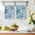 thumbnail image 3 of Navy Blue Starfish Kitchen Towels Set of 2, Coastal Ocean Summer Sea Nautical Absorbent Dish Towels for Kitchen, Microfiber Hand Towel, Quick Drying Tea Towel for Cleaning Decorative Dishcloths, 3 of 7