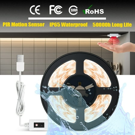 

Light Strip PIR Motion Sensor Hand Sweep Dimmable Flexible Adhesive Strip Light Strip for Wardrobe Cabinet