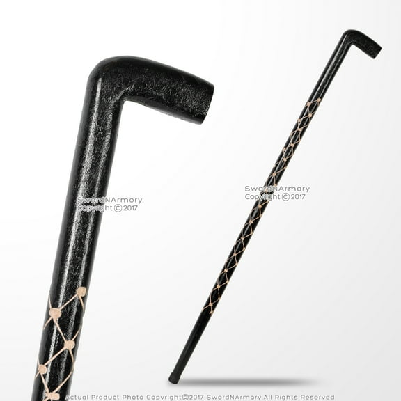 Munetoshi Handcrafted Eucalyptus Wooden Stick Gentlemen Walking Cane Sculptural Shaft