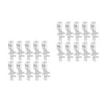 thumbnail image 3 of Masteelf 20 pcs  Clear Plastic Blinds Clips Hidden Valance Clips For Window Treatments Valance Retainer Clips Holder For Vertical Blinds Accessories, 3 of 8