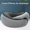 thumbnail image 2 of Travel Pillows for Airplanes, Travel Pillow,Travel Neck Pillow Memory Foam Airplane Neck Pillow Neck Pillow for Traveling Suitable for Airplanes,Offices and Cars, 2 of 7