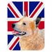 thumbnail image 2 of Caroline's Treasures Australian Cattle Dog with English Union Jack British Flag Glass Cutting Board Large Size, 2 of 2