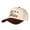 Brown, variant on MEET ME IN Texas Letter Embroidered Color Block Trucker Hat Unisex Adjustable Cotton Breathable Fashion Cap for Travel Daily Wear