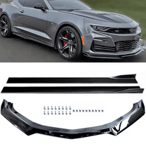 For 2016-24 Chevy Camaro 1LE Front Bumper Lip Side Skirt Body Kits