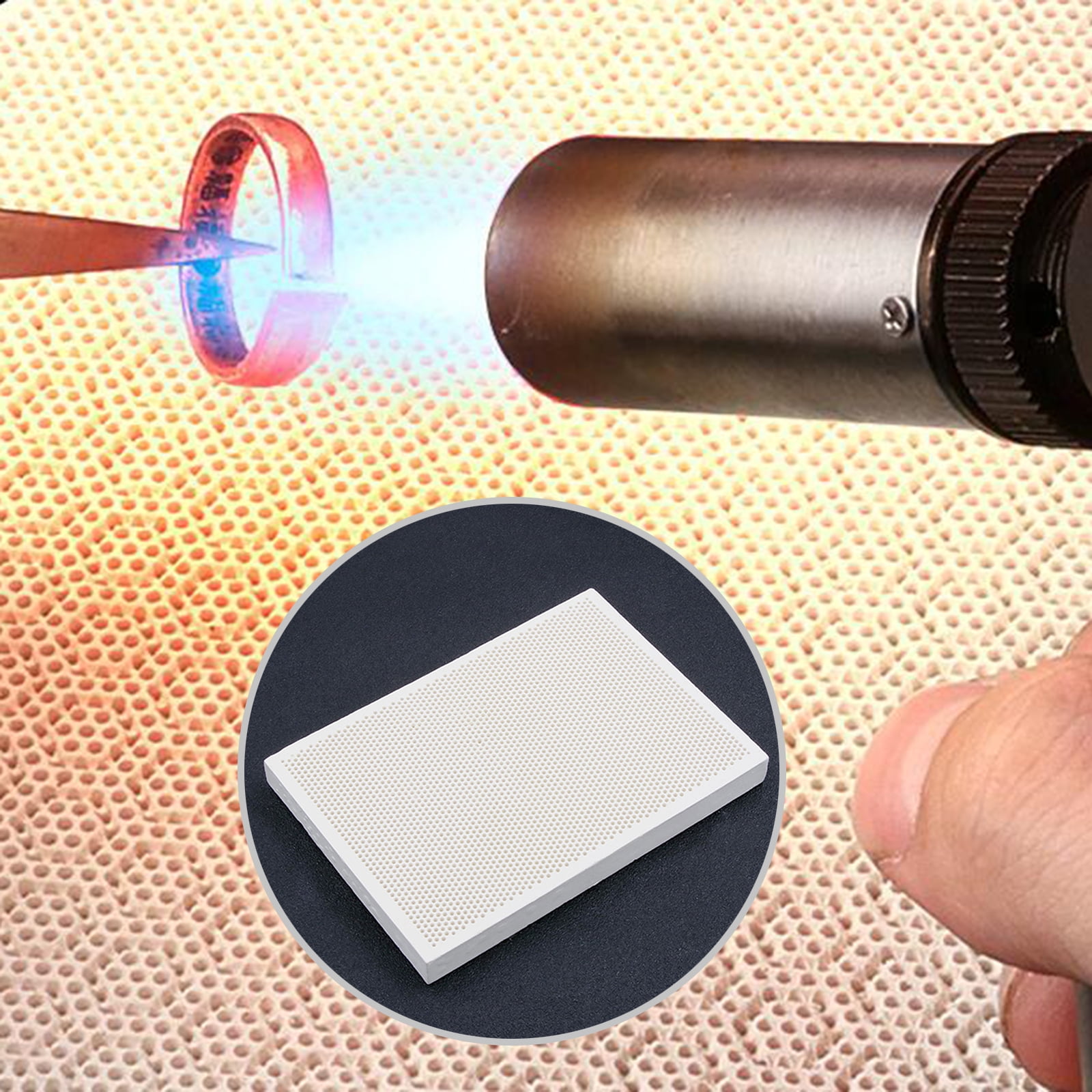 5 Pack Quartzs Melting Crucible Set Soldering Board Metal Molding Supplies Gold Melting Set Small Crucible Set for Metal
