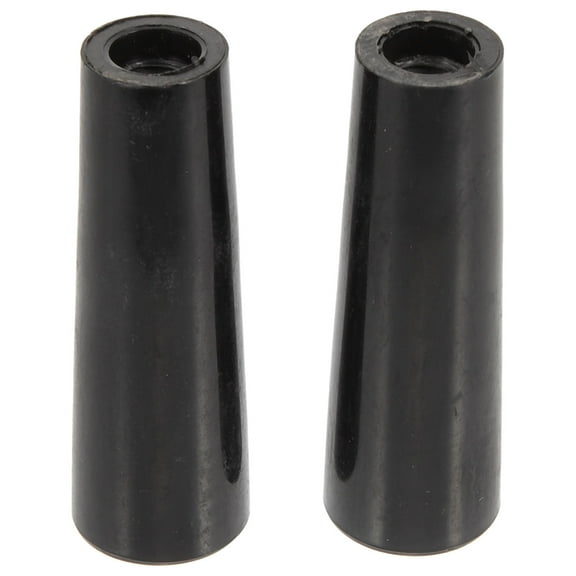 FENGGUIQU 2Pcs Black Plastic Tap Handle Beer Replacement For Home Bar System