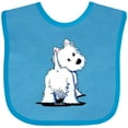 thumbnail image 3 of Inktastic Fluffy Butt Westie Boys or Girls Baby Bib, 3 of 4