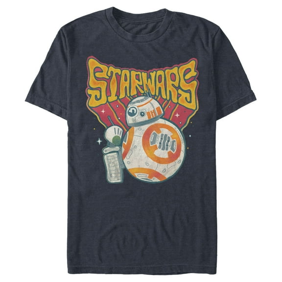 Men's Star Wars: The Rise of Skywalker Droid Duo  Graphic Tee Navy Blue Heather X Large